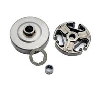 HNFCQXMYOZ Kit de Tambour d'embrayage à Pas de 3/8 7T, roulement d'embrayage de pignon de Jante adapté à la tronçonneuse 362 365 371 372 372XP 570 575(Clutch Drum Kit A)