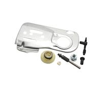 HNFCQXMYOZ Plaque de Barre de Guidage de chaîne adaptée for 445 450 445E 450E, ajusteur d'engrenage à vis sans Fin d'huile, Kit d'écrou de tendeur, pièce de tronçonneuse OEM 544094001