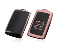 HNHPY Étui De Carte De Clé pour Dacia Sandero 3 Stepway 3 III Dacia Jogger 2021-2023 2024 Dacia Sandero Stepway 3, Coque De Clé De Étui De Protection Voiture Clé Clef Étui Clé,Rose