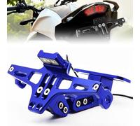 HNHPY Support de Plaque de Moto pour BMW R1250GS R 1250 GS GSA ADV Adventure, Réglable Aluminium Support Plaque D'immatriculation Moto Porte Immatriculation,Blue