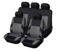 HNHPY Voiture Ensembles de Housses Siège pour Tiguan II (AD1) 2016 2017 2018 2019 2020 2021 2022 2023 2024 2025, Sieges Housse de Protection Confortables Respirant Interieur Accessoire,Grey