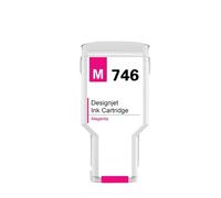 HNJFXCRO Cartouche à Jet d'encre Compatible Compatible avec HP746 modèle P2V82A P2V83A P2V80A P2V78A Compatible avec imprimante - Format DesignJet Z6 Z9 +(HP-746-M-300ML)