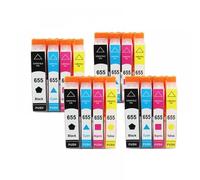 HNJFXCRO Cartouche d'encre 655XL Compatible avec l'imprimante à Jet d'encre H-P DeskJet Ink Advantage 3525 4615 4625 5525 6525(4SET 16PK)