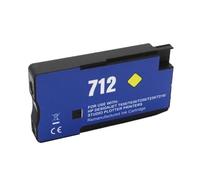 HNJFXCRO Cartouche d'encre 712XL Compatible Compatible avec HP712 3ED71A Compatible avec imprimante à Jet d'encre Couleur DesignJet T210 T230 T250 T650 T630(1pcs Yellow)