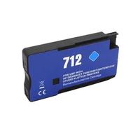 HNJFXCRO Cartouche d'encre 712XL Compatible Compatible avec HP712 3ED71A Compatible avec imprimante à Jet d'encre Couleur DesignJet T210 T230 T250 T650 T630(1pcs Cyan)