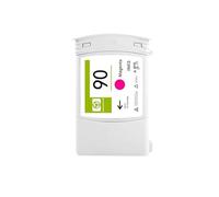 HNJFXCRO Cartouche d'encre 90 Compatible Compatible avec Designjet 4000 4000ps 4020 4500 4520, avec la dernière Technologie d'encre pigmentée à Puce(1PC Magenta)