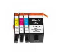 HNJFXCRO Cartouche d'encre 903XL Compatible avec H-P 903 H-P 903xl Compatible avec imprimante OfficeJet Pro 6961 6974 6975 6963 6978 6950 avec Puce(1 Cyan)