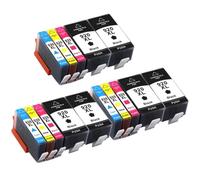 HNJFXCRO Cartouche d'encre 920XL à rendement Compatible Compatible avec imprimantes Officejet 6500 6500A 6000 7000 7500 7500A(6BK 3C 3M 3Y)