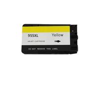 HNJFXCRO Cartouche d'encre 955XL Compatible Compatible avec imprimantes 955, Compatible avec OfficeJet Pro 7720 7740 8710 8715 8720 8730 8740 8210 8216 8725(Yellow)