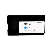 HNJFXCRO Cartouche d'encre à rendement 950XL 951XL, Compatible avec Officejet Pro 8100 8600 8600 Plus 8610 8615 8620 8625 8630 251dw 276dw HP950XL HP951XL(Cyan)