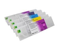 HNJFXCRO Cartouche d'encre à solvant écologique Max MAX2 MAX3, 440mm, avec Puce, Compatible avec Roland Sp300 VS540 BN20 VS640 VS420 RS640 RS540 XF640(440ML-BK)