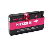 HNJFXCRO Cartouche d'encre Compatible 712XL 712 XL 3ED71A 3ED67A Compatible avec imprimante à Jet d'encre DesignJet T210 T230 T250 T650 T630(1pcs Magenta)