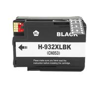 HNJFXCRO Cartouche d'encre Compatible 932XL 933 Compatible avec Remplacement d'imprimante Officejet 6100 6600 6700 7110 7610 7612(BK)