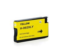 HNJFXCRO Cartouche d'encre Compatible Compatible avec 962XL 966XL, Compatible avec OfficeJet Pro 9010 9012 9013 9014 9015 9016 9018 9019 9020 9022(Y)
