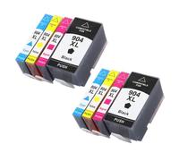 HNJFXCRO Cartouche d'encre Compatible DAT Compatible avec imprimante Tout-en-Un 904 XL, Compatible avec OfficeJet Pro 6960 6970, avec Puce(2set)