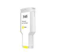 HNJFXCRO Cartouche d'encre Compatible OCBESTJET Compatible avec Encre pigmentée 745 avec Puce Compatible avec imprimante DesignJet Z2600 Z5600 Six Choix de Couleurs(Yellow)