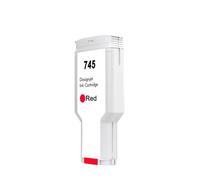 HNJFXCRO Cartouche d'encre Compatible OCBESTJET Compatible avec Encre pigmentée 745 avec Puce Compatible avec imprimante DesignJet Z2600 Z5600 Six Choix de Couleurs(Red)