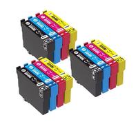 HNJFXCRO Cartouche d'encre Compatible T604XL Compatible avec XP4205 WF2910DWF WF2930DWF WF2935DWF WF2950DWF E604 604XL 604(3SET)