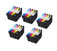 HNJFXCRO Cartouche d'encre complète T502XL 502 502XL, avec Puce, Compatible avec Les imprimantes XP 5100 XP 5105 Workforce WF 2860 WF 2865 DWF, 1 Jeu à 5 Options(20pcs 5set)