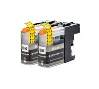 HNJFXCRO Cartouche d'encre de Rechange Compatible LC101 LC103 XL Compatible avec imprimantes DCP-J152W MFC-J245 MFC-J285DW MFC-J4610DW MFC-J4710DW J450DW J475DW J470DW(2 Black)