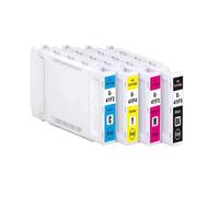 HNJFXCRO Cartouche d'encre de Recharge Europe T41F, Compatible avec T41F5 T41F2 T41F3 T41F4 Compatible avec imprimante SC T3400 SC T3400N SC T5400 SC T5400M