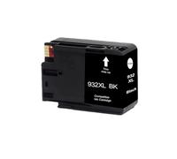 HNJFXCRO Cartouche d'encre de Remplacement Compatible avec imprimante, Compatible avec Officejet 932 933 932XL 933XL 6100 6600 6700 7110 7610 7612 7510 7512(1BK)