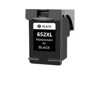 HNJFXCRO Cartouche d'encre de Remplacement Compatible avec Les modèles 652 652XL 1115 1118 2135 2136 2138 3635 3636 3638 3838 3835(1BK)