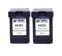 HNJFXCRO Cartouche d'encre de Remplacement Compatible Compatible avec 662 662XL, Fonctionne avec Les imprimantes 1015 1515 2515 2545 2645 3545 4510 4515 4516 4518(2BK)