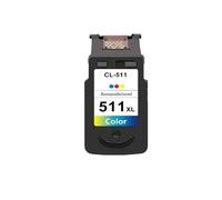 HNJFXCRO Cartouche d'encre de Remplacement PG 510 CL 511, Compatible avec MP250 MP280 IP2700 MP240 MP270 MP480 MX320, compatibilité similaire(1 Color)