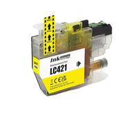 HNJFXCRO Cartouche d'encre LC421 Compatible Compatible avec DCP-J1050DW MFC-J1010DW DCP-J1140DW, capacité Standard(1 Yellow)