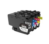 HNJFXCRO Cartouche d'encre LC426XL, capacité Compatible Compatible avec imprimantes MFC-J4335DW MFC-J4340DW MFC-J4535DW MFC-J4540DW(1SET LC426CMYK)