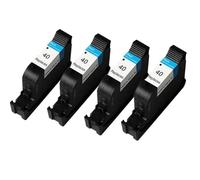 HNJFXCRO Cartouche d'encre Noire Compatible 51640 51640A, Remplacement Compatible avec imprimante 250C 650C 1200C 350C 450 400 480ca(4 Black)