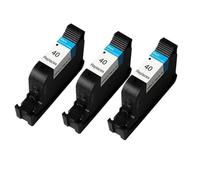 HNJFXCRO Cartouche d'encre Noire Compatible 51640 51640A, Remplacement Compatible avec imprimante 250C 650C 1200C 350C 450 400 480ca(3 Black)