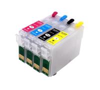 HNJFXCRO Cartouche d'encre Rechargeable Compatible amérique du sud avec Puce Arc Compatible avec Stylet T25 TX123 TX125 TX133 TX135 imprimantes T1351 T1332 T1334