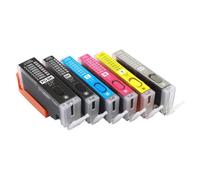 HNJFXCRO Cartouche d'encre Rechargeable Compatible avec MG6320 MG7120 IP8720 MG7520 PGI-250XL CLI-251XL BK Blanc Orange
