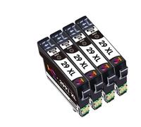 HNJFXCRO Cartouche d'encre Rechargeable T2991 29XL, Compatible avec XP235 XP245 XP247 XP255 XP257 XP332 XP335 XP342(4BK T2991)