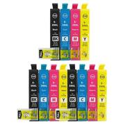 HNJFXCRO Cartouches d'encre compatibles 39 39XL, Compatible avec imprimante T39 T04L1 T04L2 T04L3 T04L4 Expression Home XP-2105 XP-4105(3SETS)