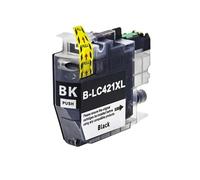 HNJFXCRO Cartouches d'encre compatibles avec capacité, Compatible avec LC421 LC421XL, Compatible avec imprimantes DCP-J1050DW MFC-J1010DW DCP-J1140DW(1 Black)