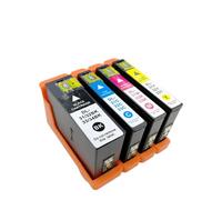 HNJFXCRO Cartouches d'encre compatibles Compatible avec 31 32 33 34 DELL31 DELL32 DELL33 DELL34 Compatible avec V525W V725W et Plus(One Set)