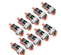 HNJFXCRO Cartouches d'encre Noire compatibles Compatible avec imprimantes PGI35 PGI-35, IP100B IP100 260 320(10BK)