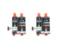 HNJFXCRO Cartouches d'encre Noire compatibles Compatible avec imprimantes PGI35 PGI-35, IP100B IP100 260 320(2SET)