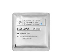 HNJFXCRO Développeur Compatible Compatible avec AFICIO MPC2030 C2050 C2550 C2051 C2551 C2530 Iron Encre 225G(Cyan)