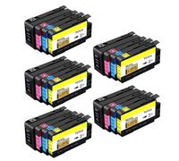 HNJFXCRO Ensemble de Cartouches d'encre à rendement Compatible, Compatible avec OfficeJet Pro 9010 9012 9013 9014 9015 9016 9019 9020 9022 9023 9025 9026, 1 à 5 Paquets(963XL-5set)
