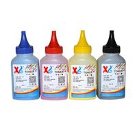 HNJFXCRO Ensemble de Poudre de Toner Compatible CE740A CE741A CE742A CE743A Compatible avec Color Pro CP5225 CP5525DN CP5520 Encre Couleur 40G(CMYK 1Set)