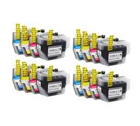 HNJFXCRO Jeu de Cartouches d'encre compatibles 1 à 5, Compatible avec imprimantes LC3319 LC3319XL 3319XL LC3317 XL Compatible avec MFC-J6730DW J6930DW J5330DW J5730DW J6530DW(LC3319XL-4set)