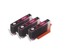 HNJFXCRO Jeu de Cartouches d'encre compatibles 178 178XL, Compatible avec Photosmart C6380 C6300 C5300 B010 5510 6510 6520 B209a Deskjet 3070A(3pcs Magenta)