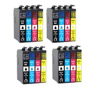 HNJFXCRO Jeu de Cartouches d'encre compatibles 603XL T603, Compatible avec imprimantes XP 2100 2105 3100 3105 4100 4105 2810 2830 WF2835 2850, 1 à 10 Paquets(T603XL 4set)