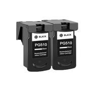 HNJFXCRO Jeu de Cartouches d'encre compatibles Compatible avec PG510 CL511 PG510XL CL511XL Compatible avec IP2700 MP230 MP240 MP250 MP260 MP270 MP280(2BLACK)
