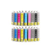 HNJFXCRO Jeu de Cartouches d'encre compatibles, Compatible avec T0961, T0962, T0963, T0964, T0965, T0966, T0967, T0968, T0969, Compatible avec Photo R2880(2 Sets)