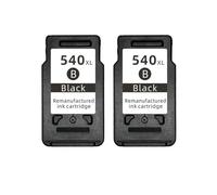 HNJFXCRO Jeu de Cartouches d'encre compatibles PG540 CL541, Compatible avec MG4250 MG3250 MG3255 MG3550 MG4100 MG4150 540XL 541XL(2 Black)